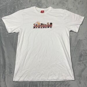ICECREAM Graphic T-Shirt Men's Medium White Cartoon Print